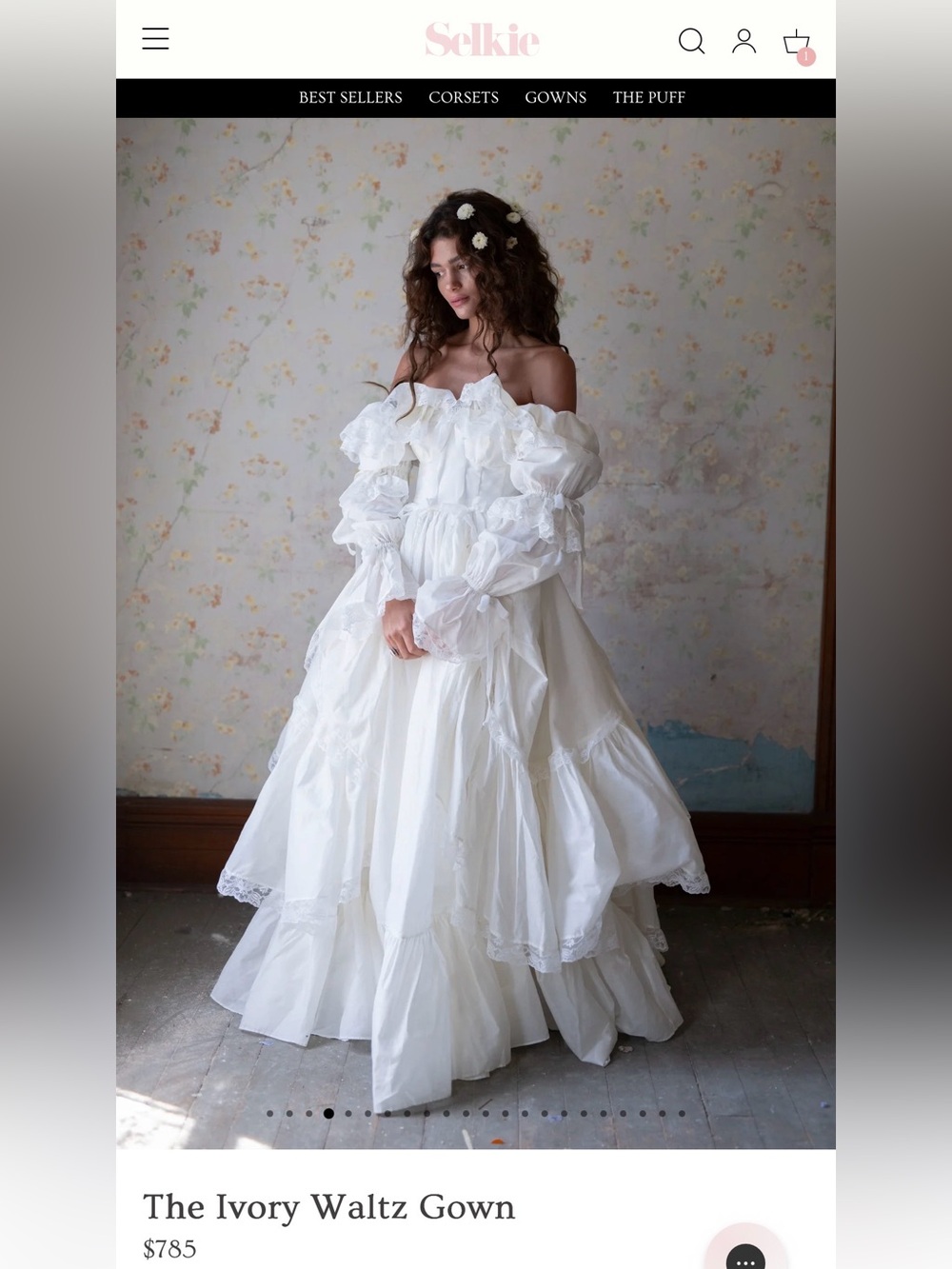 Selkie Ivory Waltz Gown